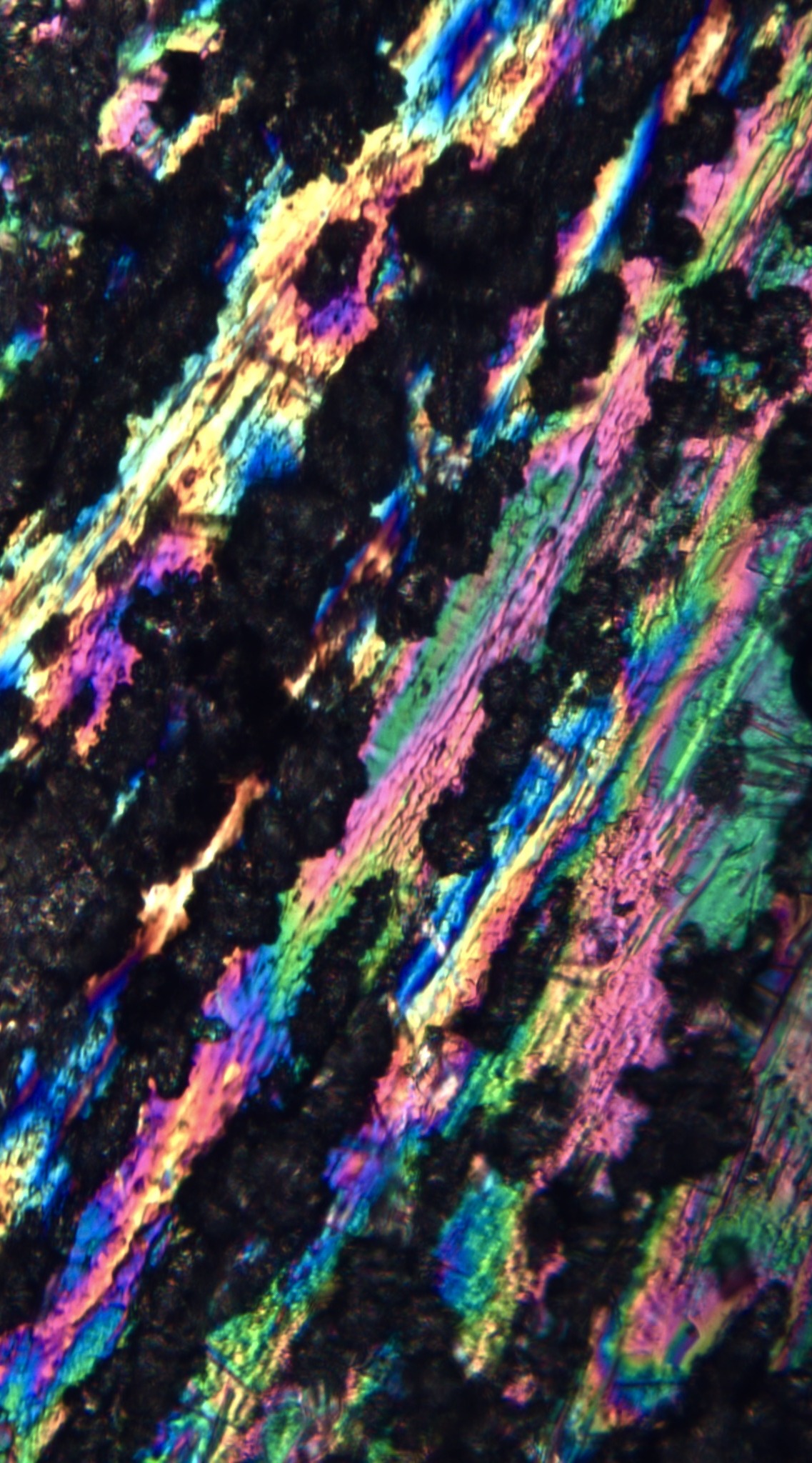 Dramatic, deeply saturated crystal structure formed from cremated remains
